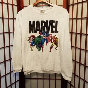 XXL white size 19 soft Marvel sweatshirt